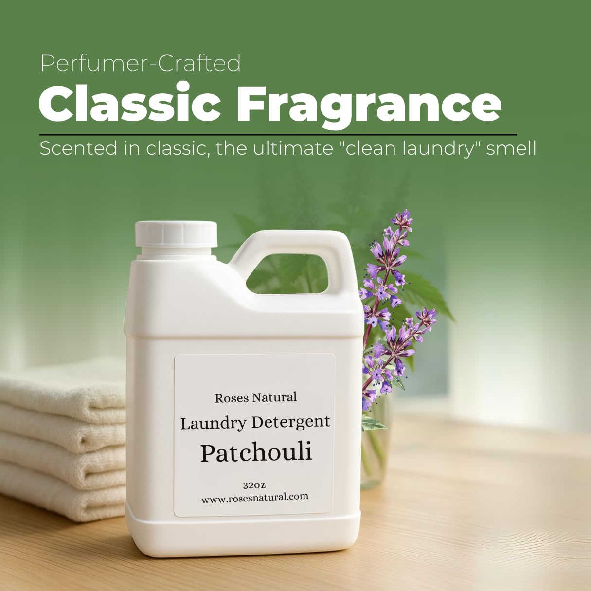 Amazon.com: Patchouli Laundry Detergent, 32 oz, Natural Laundry